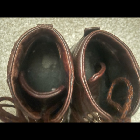 Santana Terra Firma Chestnut Brown leather Boots Size 7.5 - Picture 9 of 9